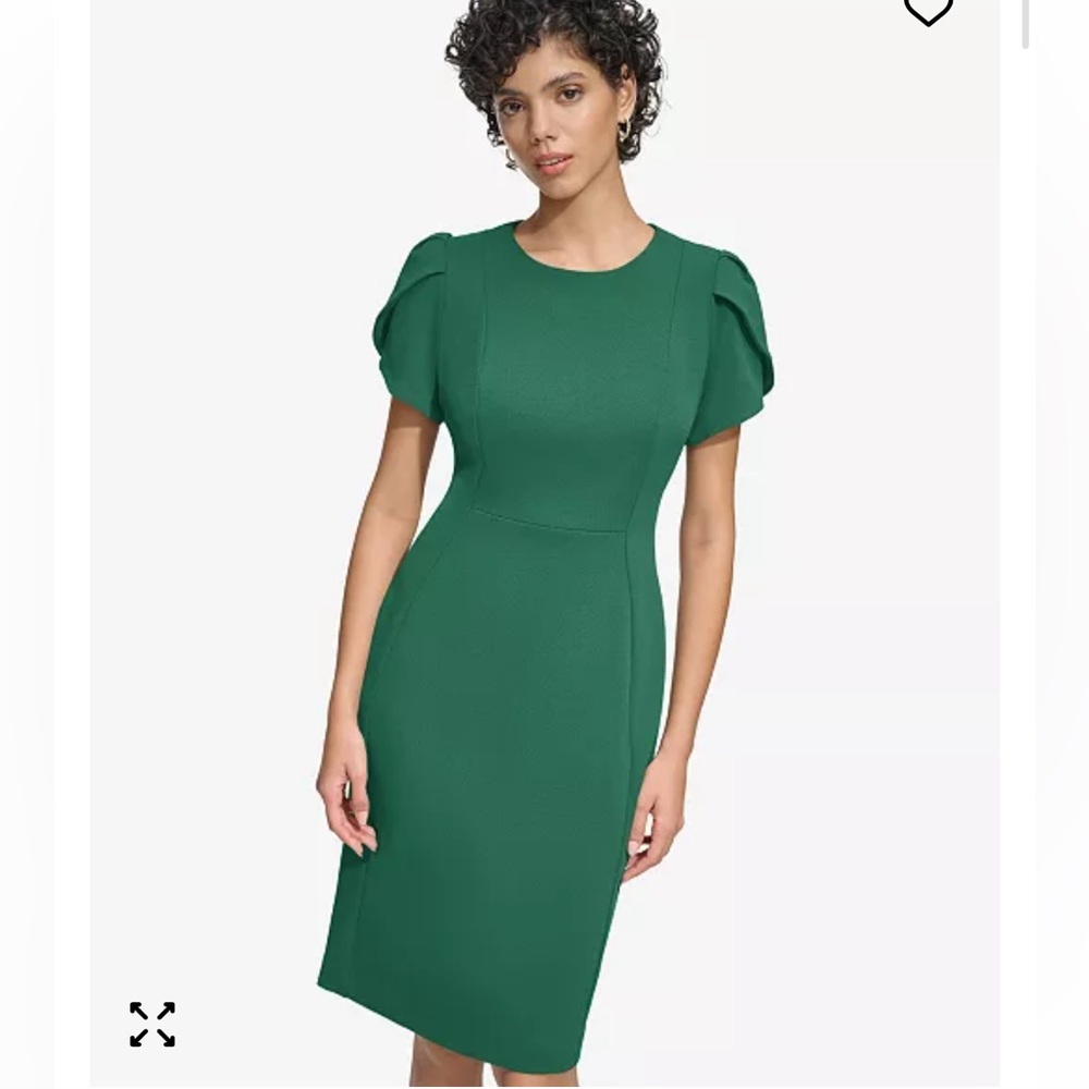 Calvin Klein Tulip Sleeve Dress - Meadow